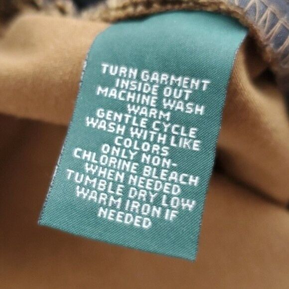 RALPH LAUREN BROWN JEANS PANTS SIZE 8 PETITE 8P TAPERED BOTTOMS FALL COTTON - Picture 6 of 7